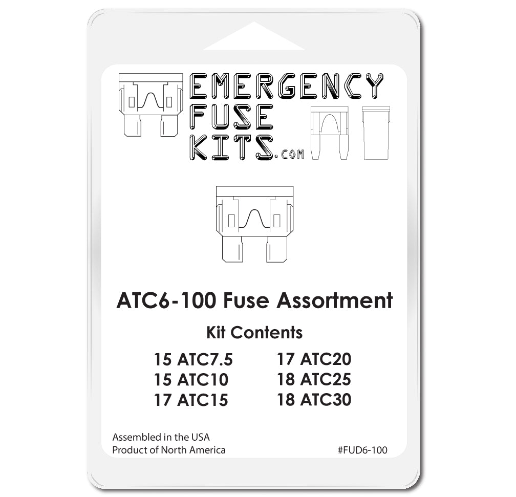 ATC Car Fuse Kit Assortment 100 Pieces