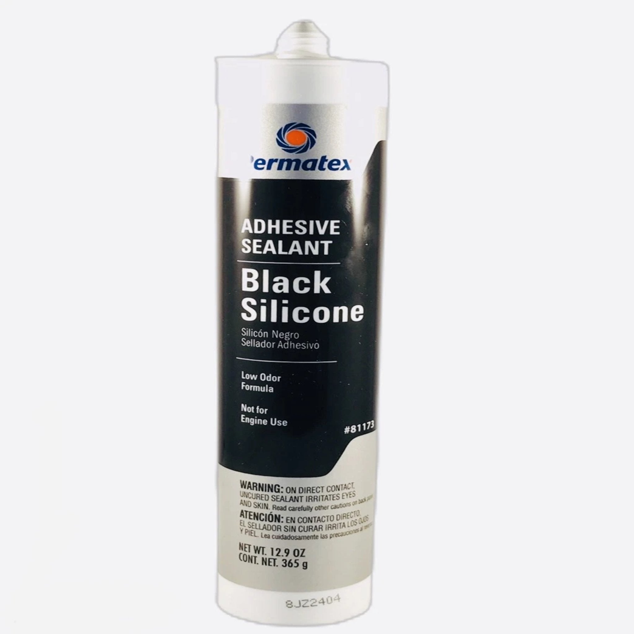 PERMATEX BLACK SILICONE CARTRIDGE 12.9 0Z 81173