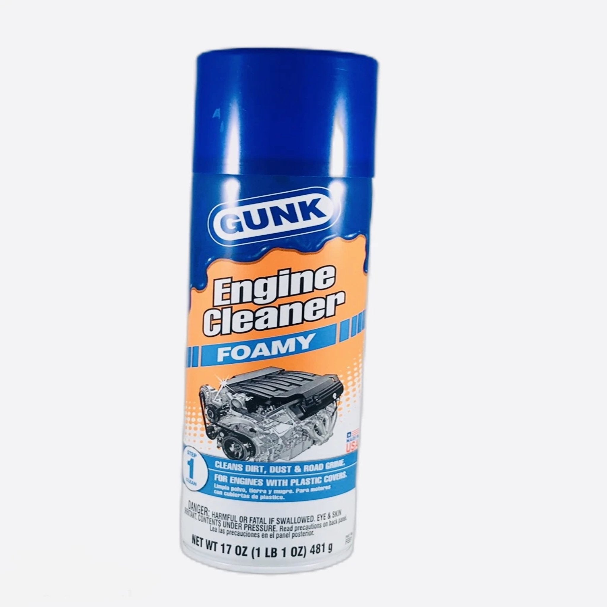 GUNK ENGINE CLEANER FOAMY CAN 17 OZ