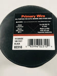 18 GAUGE 100 FEET BLACK PRIMARY WIRE. 02310