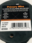16 GAUGE 100 FEET WHITE PRIMARY WIRE. 02359