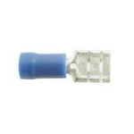 BLUE FEMALE VINYL SLIP-ON TERMINAL CONNECTOR 100/BAG