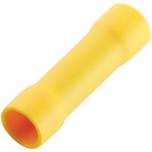 YELLOW VINYL BUTT CONNECTOR 12-10 GA. 100/BAG