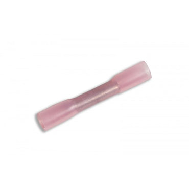 RED HEAT SHRINK 22-18 GA. BUTT CONNECTOR 25/BAG