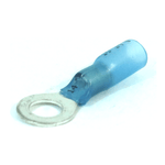 1/4" BLUE HEAT SHRINK RING TERMINAL 25/BAG
